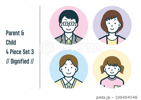 凛々しい親子の4点セットno.3 100404546