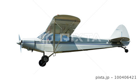 Sport aircraft isolated Sport aircraft isolated 100406421