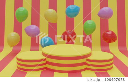 Graphic design illustration 3D object 100407078