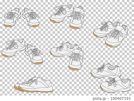 Shoes, sneakers, gym shoes Shoes, sneakers, gym shoes 100407193