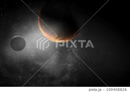 Image of outer space. . Mixed media 100408826