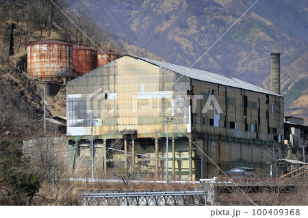 足尾精錬所跡の風景 足尾精錬所跡の風景 100409368