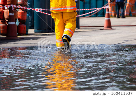 Fireman on the fire 100411937