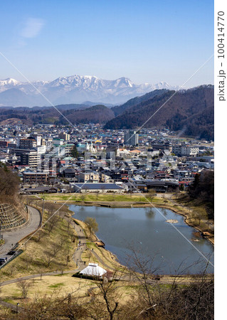 早春の天童公園からの風景 早春の天童公園からの風景 100414770