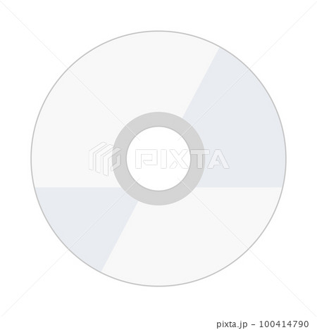 リアルなCDのアイコン。ベクター。 100414790