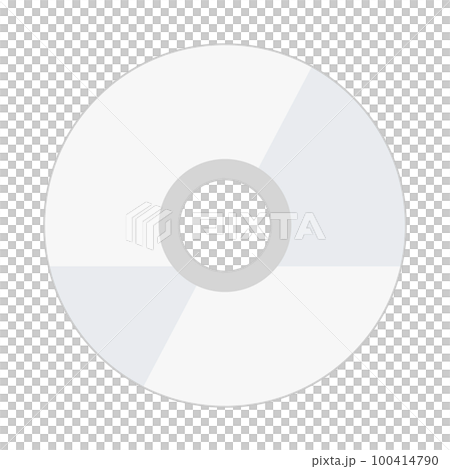 リアルなCDのアイコン。ベクター。 100414790