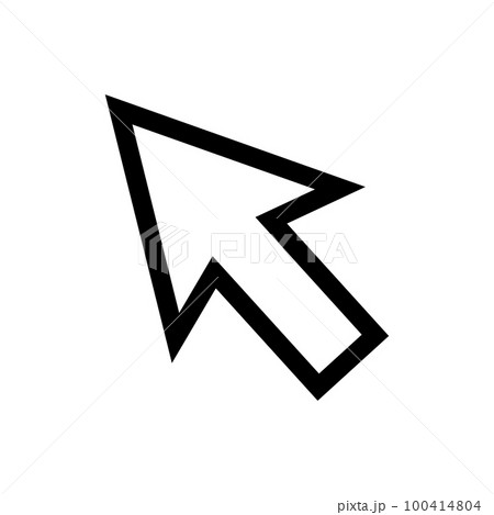 マウスポインター。マウスカーソル。クリック。ベクター。 マウスポインター。マウスカーソル。クリック。ベクター。 100414804