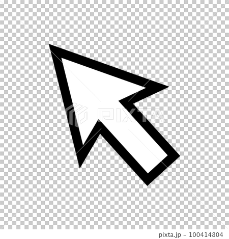 マウスポインター。マウスカーソル。クリック。ベクター。 マウスポインター。マウスカーソル。クリック。ベクター。 100414804