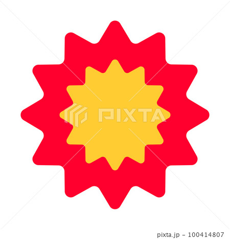 ポップな爆発アイコン。衝撃のアイコン。ベクター。 ポップな爆発アイコン。衝撃のアイコン。ベクター。 100414807