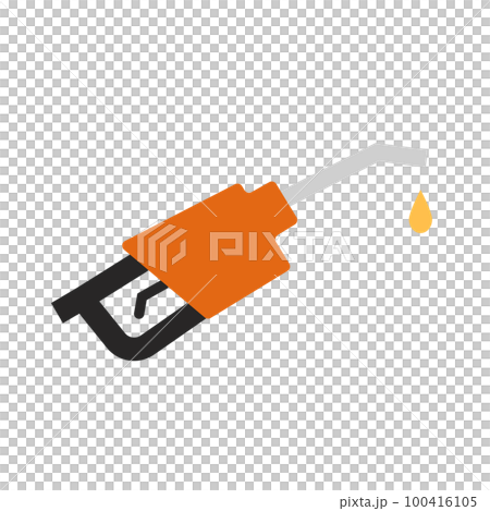petrol nozzle. Gasoline supply. Refuel. vector. petrol nozzle. Gasoline supply. Refuel. vector. 100416105