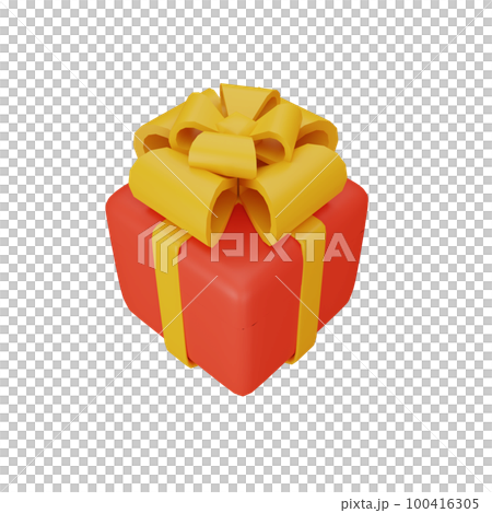 3d rendering illustration gift box 100416305