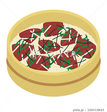 てこね寿司のイラスト 100419685