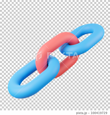 Chain with red link, Block chain, Crypto currency, 3D Rendering. Chain with red link, Block chain, Crypto currency, 3D Rendering. 100419729