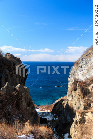 北海道室蘭市、ハルカラモイと噴火湾【3月】 100420222