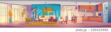 Scandinavian studio apartment design 100420998