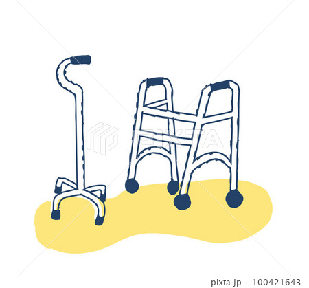 介護用具　歩行器 100421643