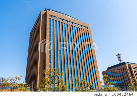 地方都市の高層ビルイメージ｜石川県庁｜石川県警察本部｜石川県金沢市 100422464