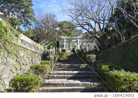 平戸城 城下の串崎門跡 平戸城 城下の串崎門跡 100423003