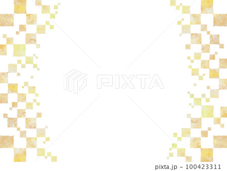 背景素材 水彩 水彩タッチ イエロー系 背景素材 水彩 水彩タッチ イエロー系 100423311