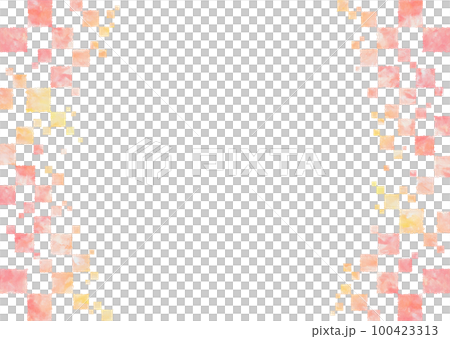 背景素材 水彩 水彩タッチ オレンジ系 背景素材 水彩 水彩タッチ オレンジ系 100423313