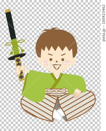 身穿褲裙手持劍的少年③ 100423462