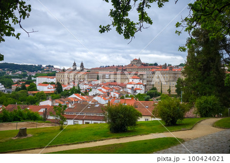 Alameda park and city view, Santiago de Compostela, Galicia, Spain Alameda park and city view, Santiago de Compostela, Galicia, Spain 100424021