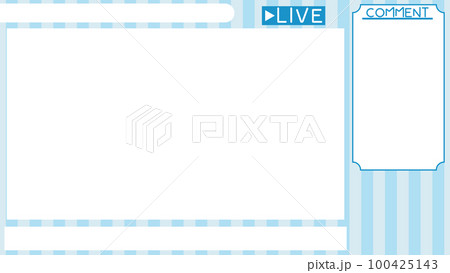 ゲーム配信用オーバーレイのイラスト素材 [100425143] - PIXTA