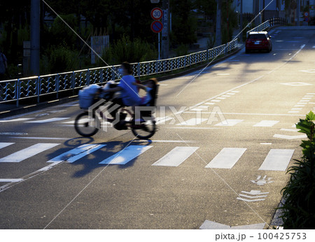 横断歩道 横断歩道 100425753