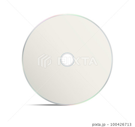 CD or DVD blank template white for presentation layouts and design. 3D rendering. 100426713
