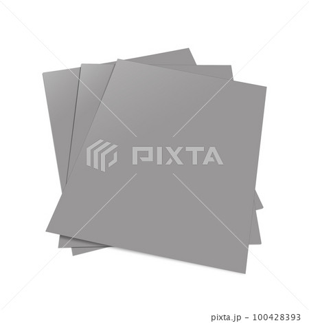 Grey Reports blank template for presentation layouts and design. 3D rendering. 100428393