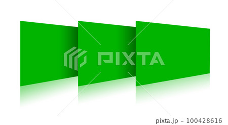 Green Insert report or screenshoot blank template for presentation layouts and design. 100428616