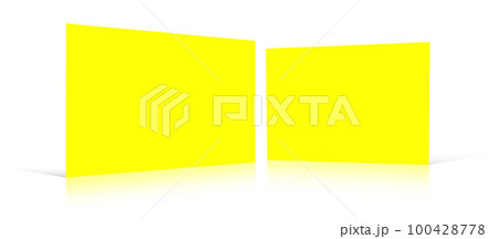 Yellow Insert report or screenshoot blank template for presentation layouts and design. 100428778