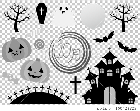 October material set Grayscale 100428825