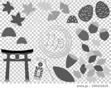November material set Grayscale 100428826