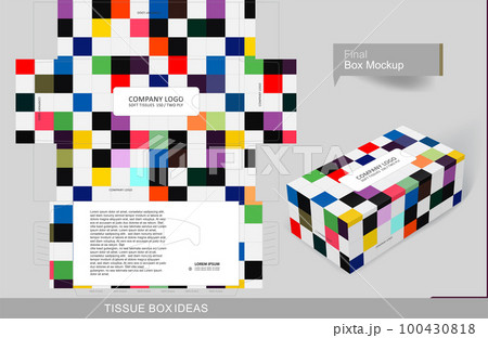 Tissue box template concept series Tissue box template concept series 100430818