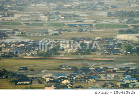 北陸本線　石動ー福岡　JR西日本　485系　Y31＋Y33編成（金沢）　しらさぎ 100430828