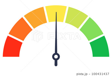 Credit score .Business success concept. Financial concept. Mortgage loan. Vector isolated illustration 100431437