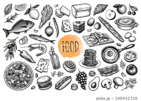 Food big collection. Food big collection. 100432720