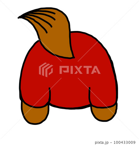 馬のお尻 100433009