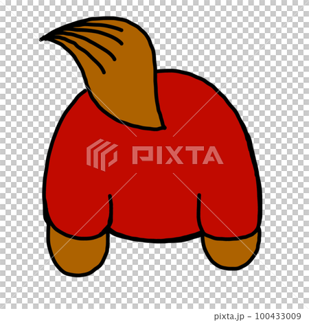 馬のお尻 100433009