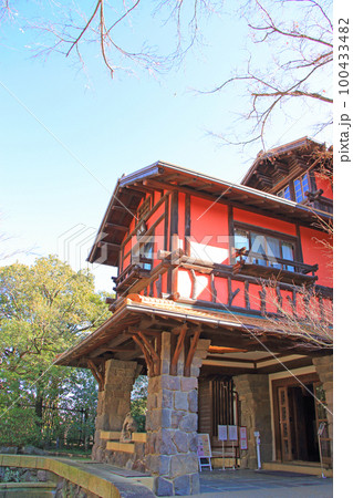 名古屋市、揚輝荘聴松閣の風景 100433482