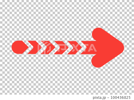 虛線紅色箭頭 100436825