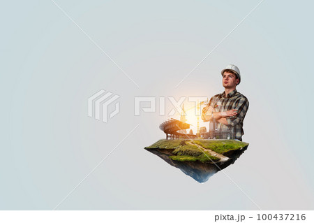 Real estate concept . Mixed media Real estate concept . Mixed media 100437216