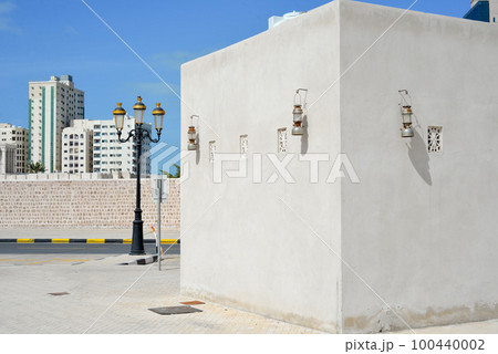Arab Street in the old part of Sharjah, UAE 100440002