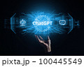 ChatGPT concept. Artificial intelligence and neural network. Future technologies. 100445549