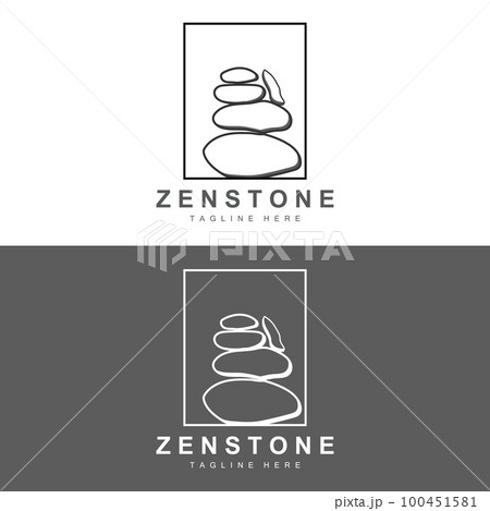 Balance Stone Logo Design, Vector Therapy Stone, Massage Stone, Hot Stone And Zenstone, Product Brand Illustration Balance Stone Logo Design, Vector Therapy Stone, Massage Stone, Hot Stone And Zenstone, Product Brand Illustration 100451581
