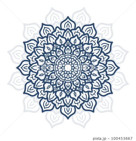 Luxury Ornamental Mandala, Floral Mandala Design, Illustration Background Template 100453667
