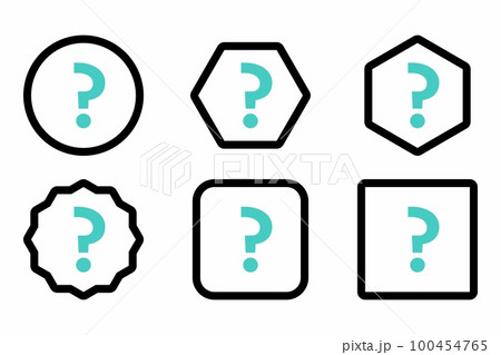 Question mark, FAQ sign, Help symbol, vector mark symbols light blue style. Question mark Icon Set. 100454765