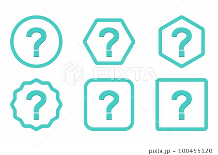 Question mark, FAQ sign, Help symbol, vector mark symbols light blue style. Question mark Icon Set. Question mark, FAQ sign, Help symbol, vector mark symbols light blue style. Question mark Icon Set. 100455120