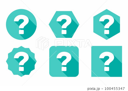 Question mark, FAQ sign, Help symbol, vector mark symbols light blue style. Question mark Icon Set. 100455347